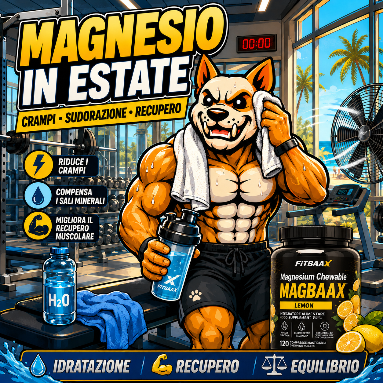 <p>Magnesio in estate: crampi, sudorazione e recupero muscolare, quando pu&ograve; essere utile</p>

<p>&nbsp;</p>
