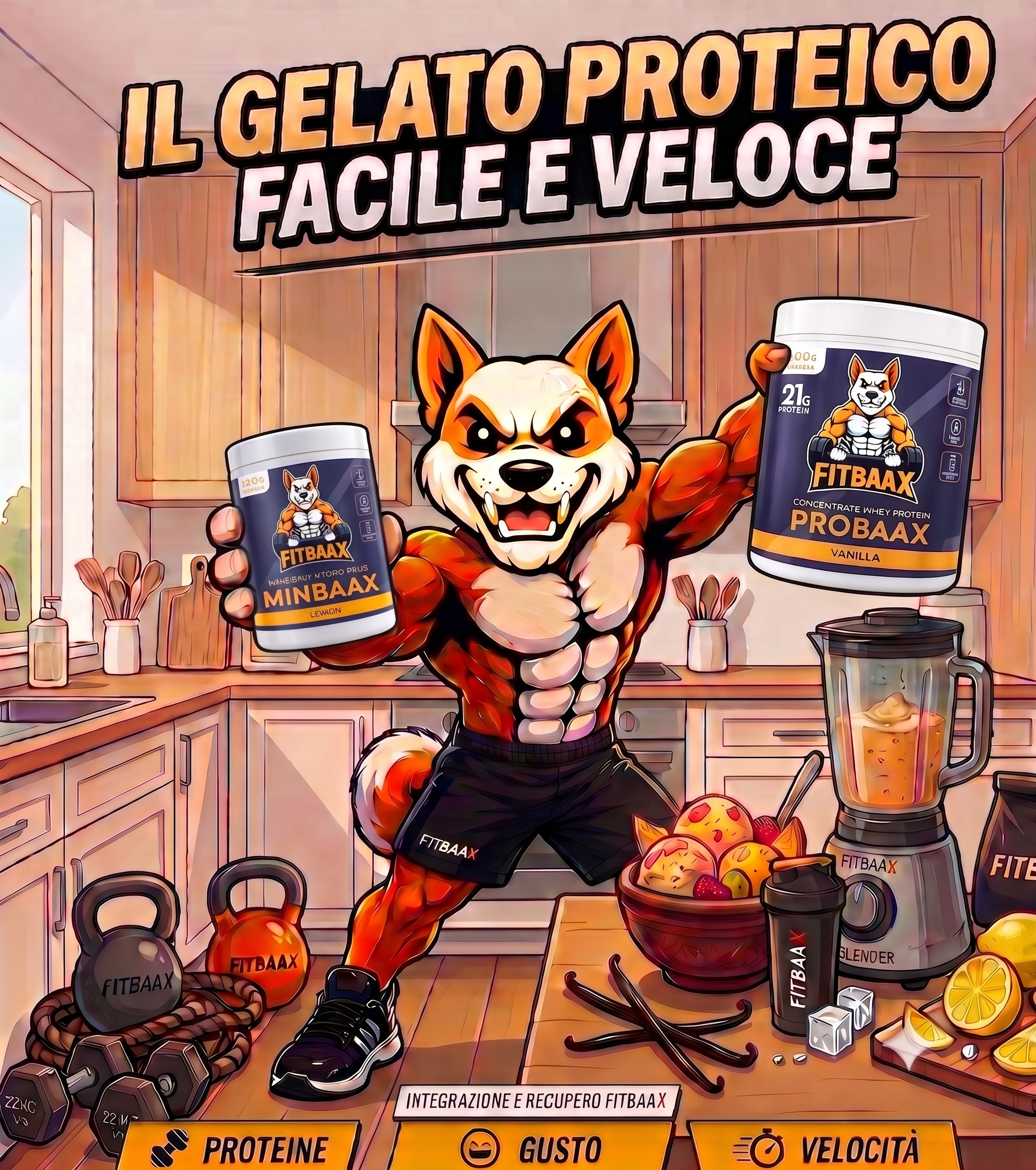 <p>Gelato proteico fatto in casa: la ricetta con macro e varianti</p>
