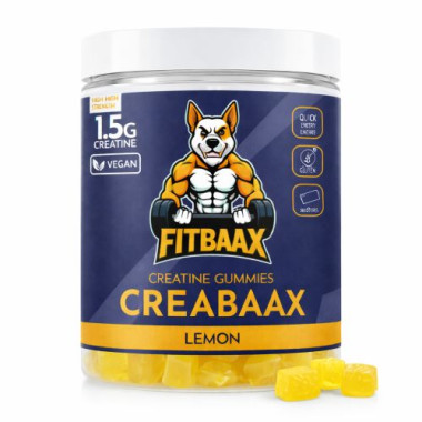 CREABAAX - Creatine Gummies Lemon 