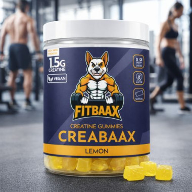 CREABAAX - Creatine Gummies Lemon 
