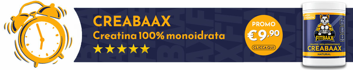 Creabaax creatina 100% monoidrata